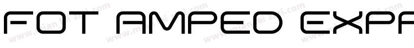 FOT Amped ExpandedItalic字体转换